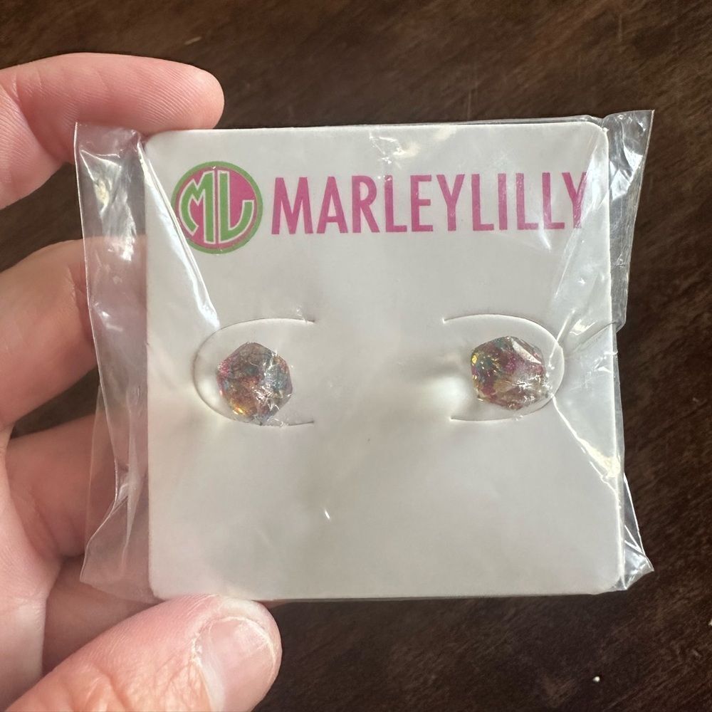 NEW 🎀Marleylilly Confetti Glitter Cube Earrings🎀